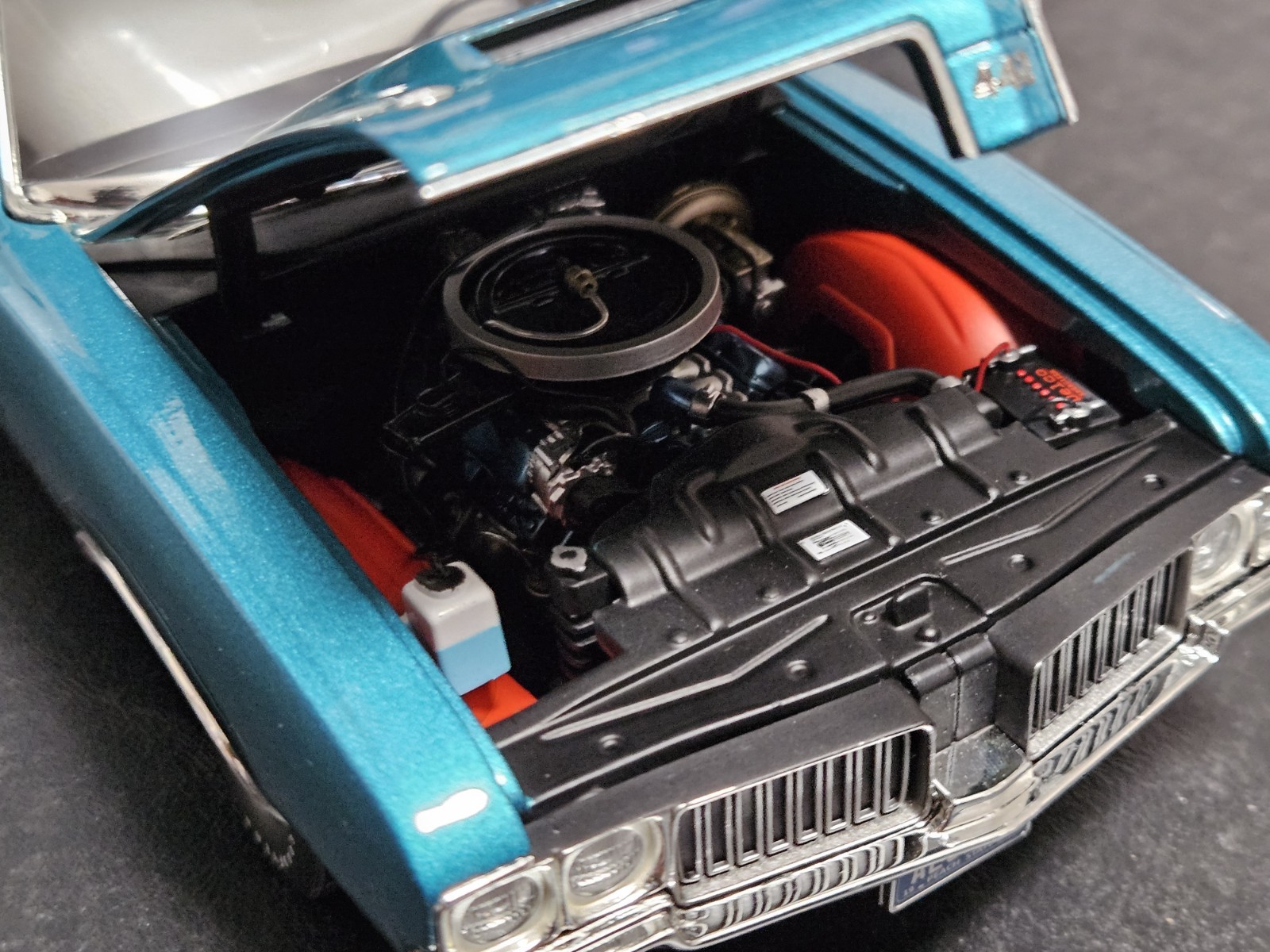 ACME 1:18 SCALE 1970 OLDSMOBILE 442 W-30 IN AEGEAN AQUA METALLIC A1805627. NEW!!