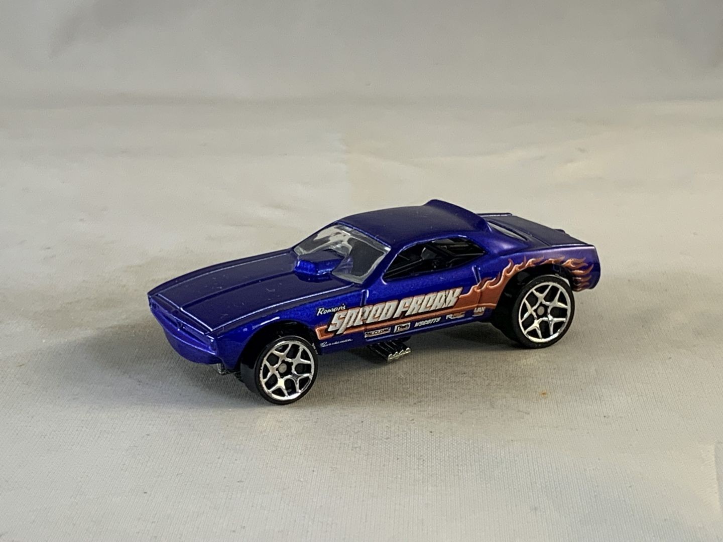 Hot Wheels Plymouth Barracuda Funny Car 2005 Mainline #183 Dark Blue Y5s