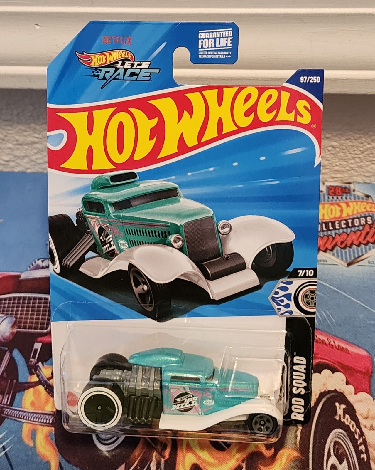 🔥Hot Wheels Rod Squad Series Teal Mid Mill🔥