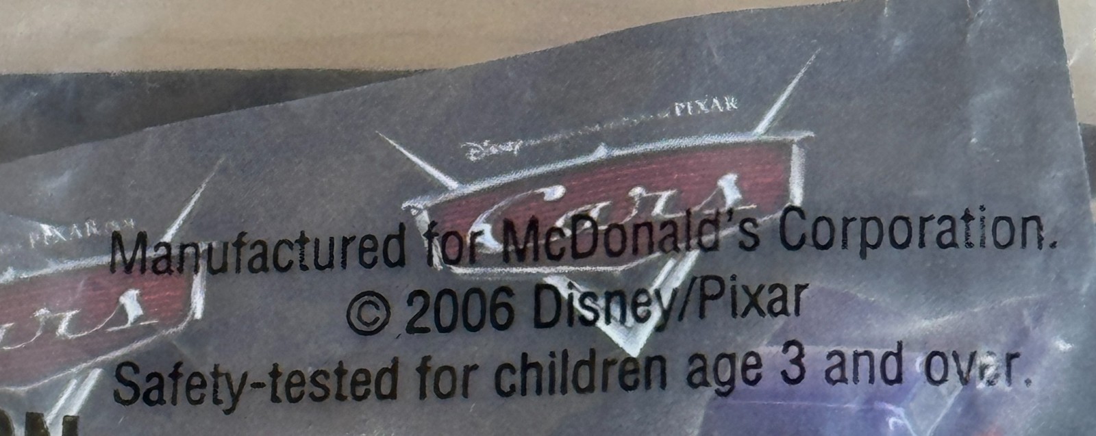 McDonald’s Happy Meal Disney Pixar Cars 2006 Complete Set of 7 New Sealed Toys