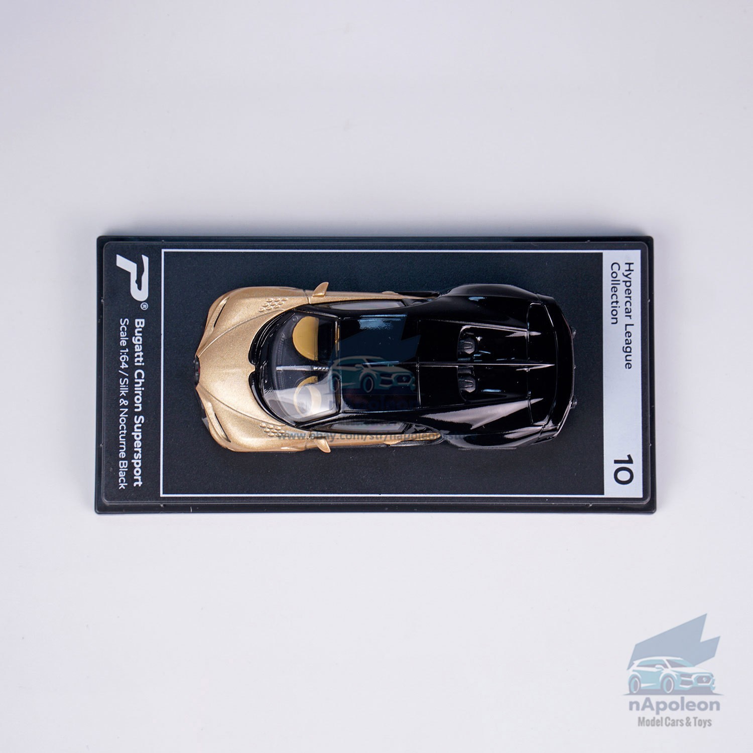1:64 Bugatti Chiron Supersport Model Car Diecast Vehicle Collection Gift Gold