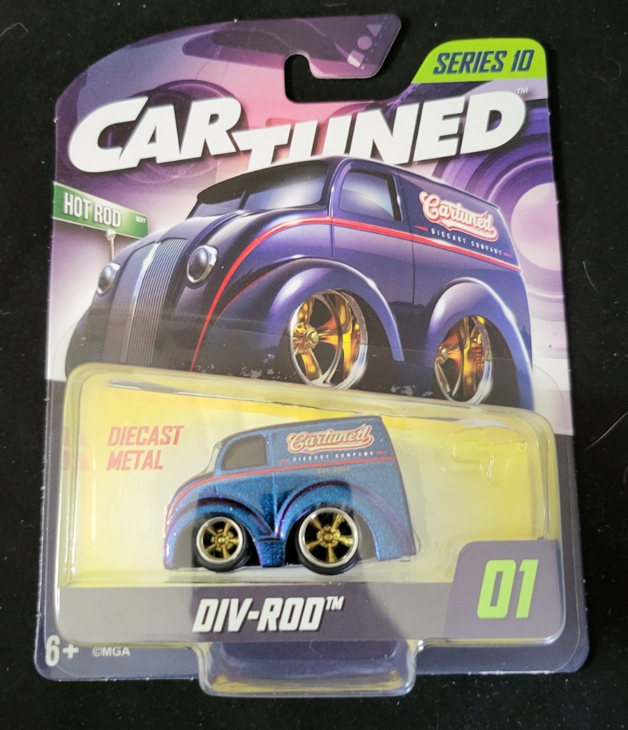 2026 Car Tuned Hot Rod Series 10 – 01 DIV-ROD Blue Near Mint