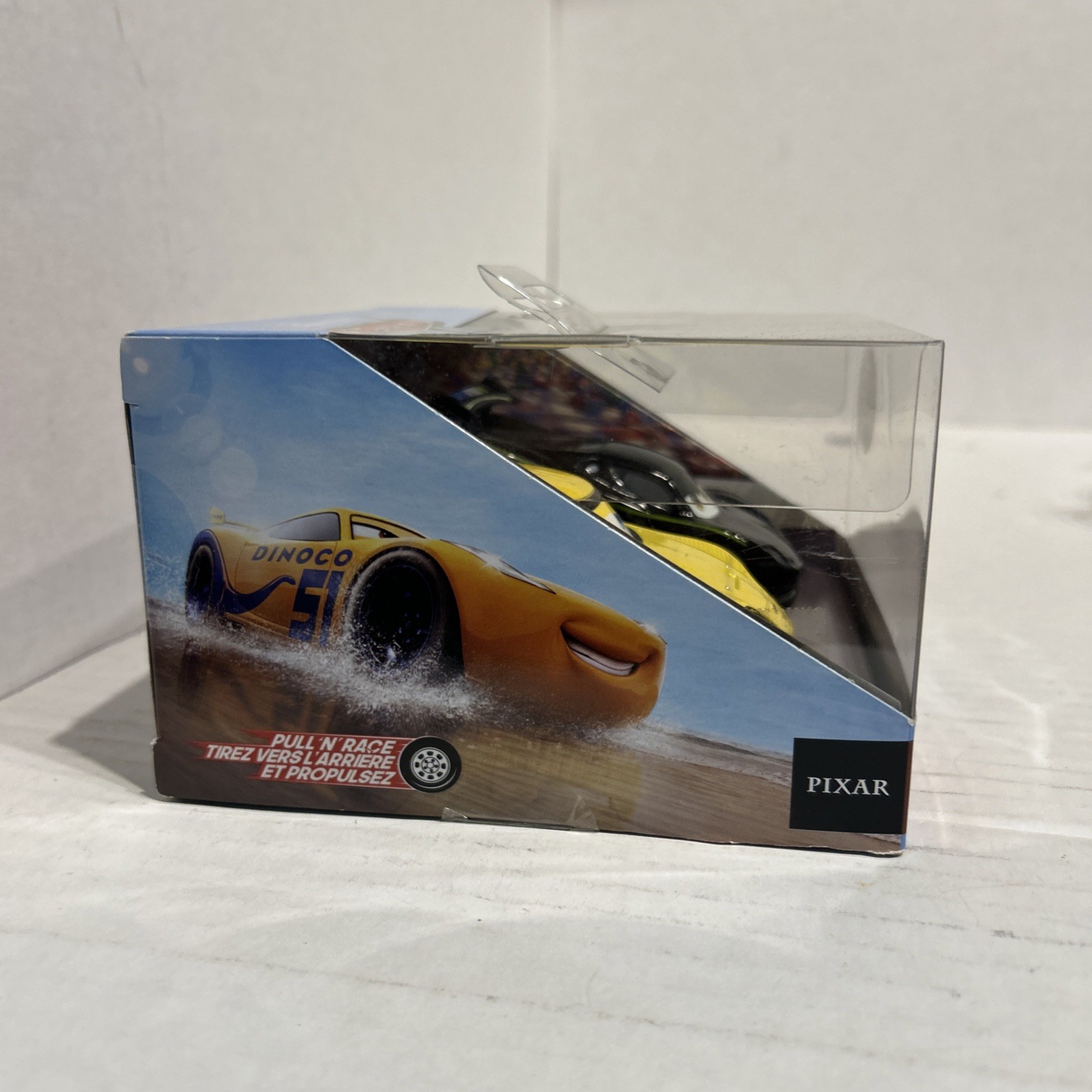 DISNEY STORE CARS JEFF GORVETTE & LEWIS HAMILTON PULLBACK DIE CAST RARE NIB NEW