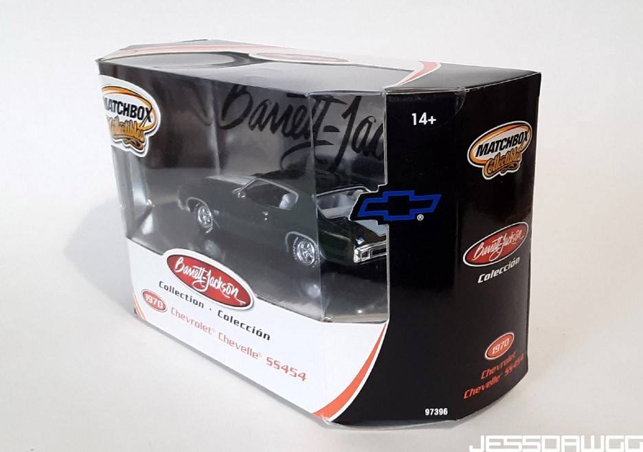 new 1970 Chevrolet Chevelle SS454 car 1:43 Barrett Jackson Matchbox Collectibles