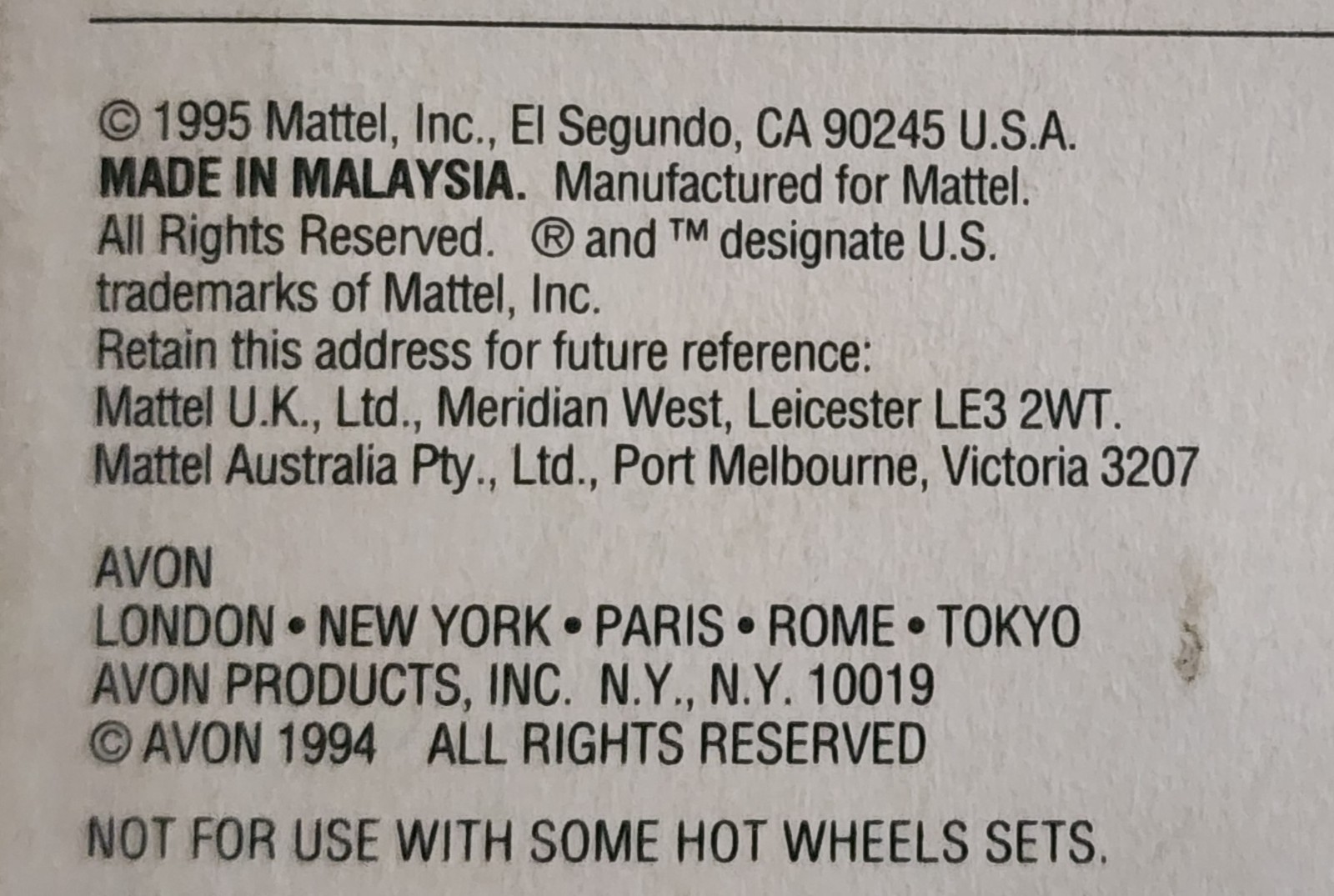 SALE, Hot Wheels, Mercedes SL & Mercedes-540K, AVOn Collector Pack