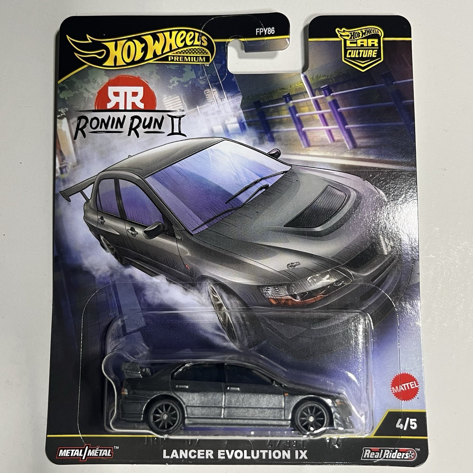 Hot Wheels Premium 2025 Ronin Run II Set of 5 Cars In Protectors
