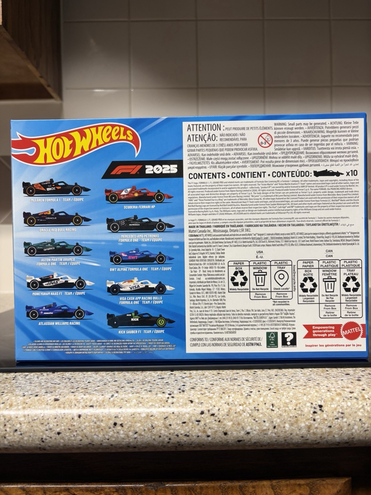 New 🔥 Hot Wheels Formula 1 2025 Racing Team 10-Pack New Ferrari F1🔥