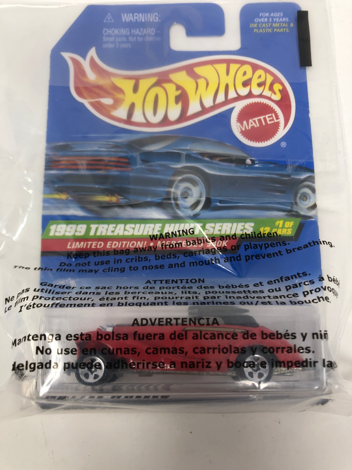 1999 Hot Wheels Treasure Hunt Mercedes 540K 1/64 Collector #929 Limited Edition