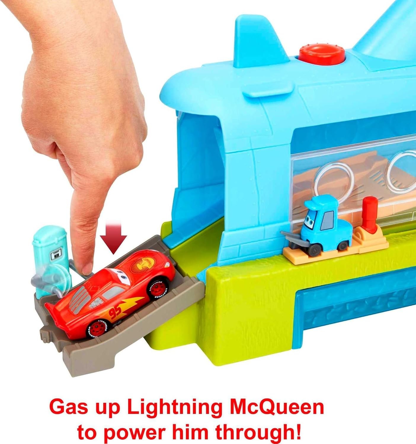 Disney and Pixar Cars Toys Submarine Car Wash Playset with Color-Change