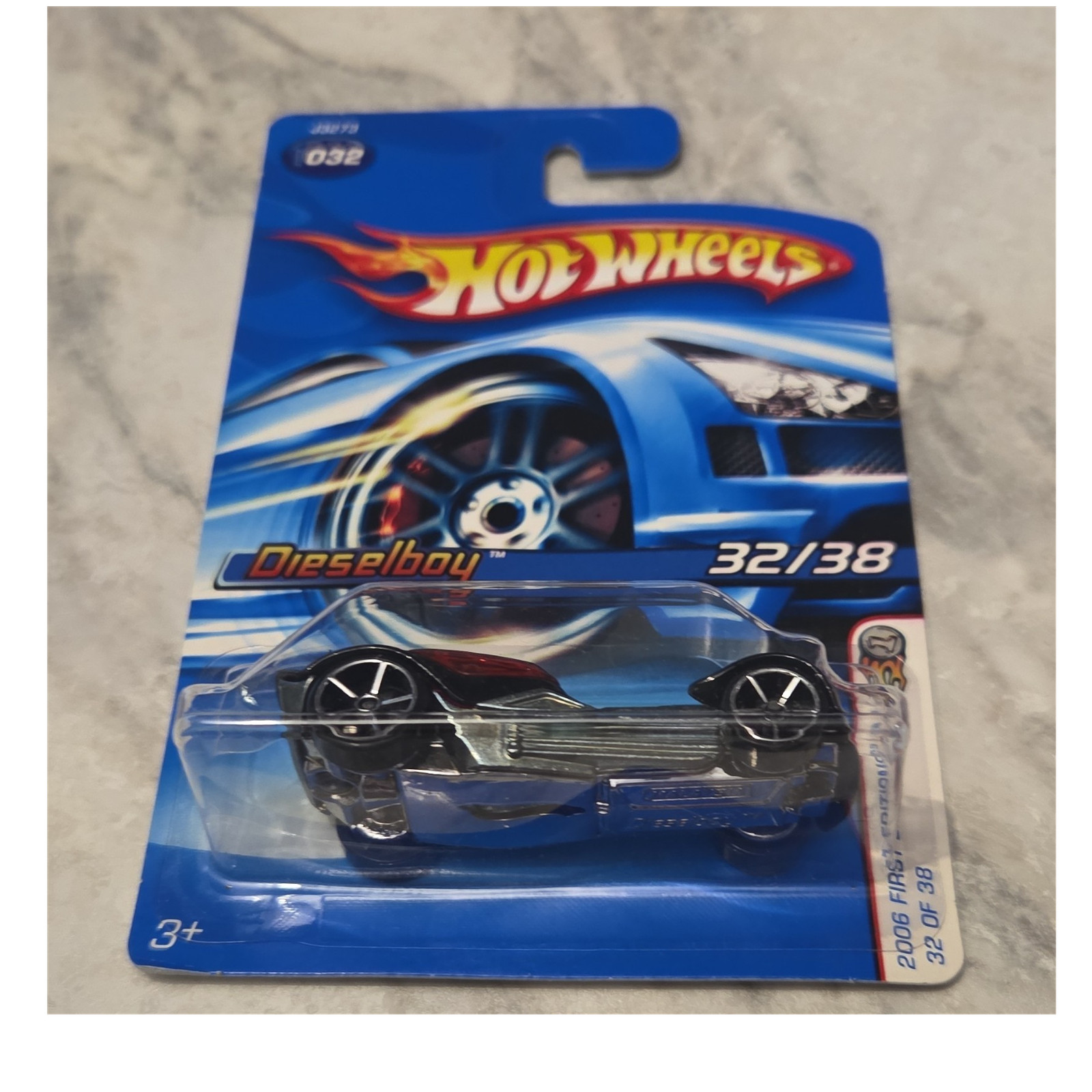 Hot Wheels 1:64 Diecast Dieselboy Car 2006 First Editions Silver Black Red