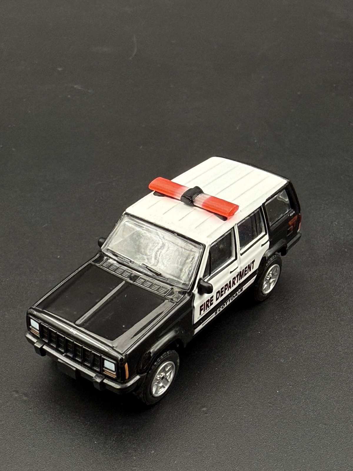 2-Pack 1/64 Scale Model Jetstream Jetsonic Red Lightbar Police Fire 6424R