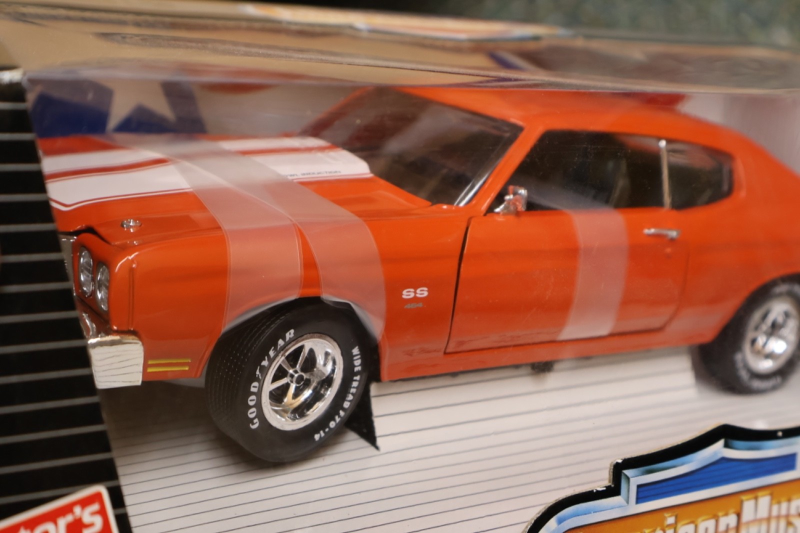 1/18 ERTL American Muscle 1970 Chevy Chevelle SS 454 LS6 in Orange
