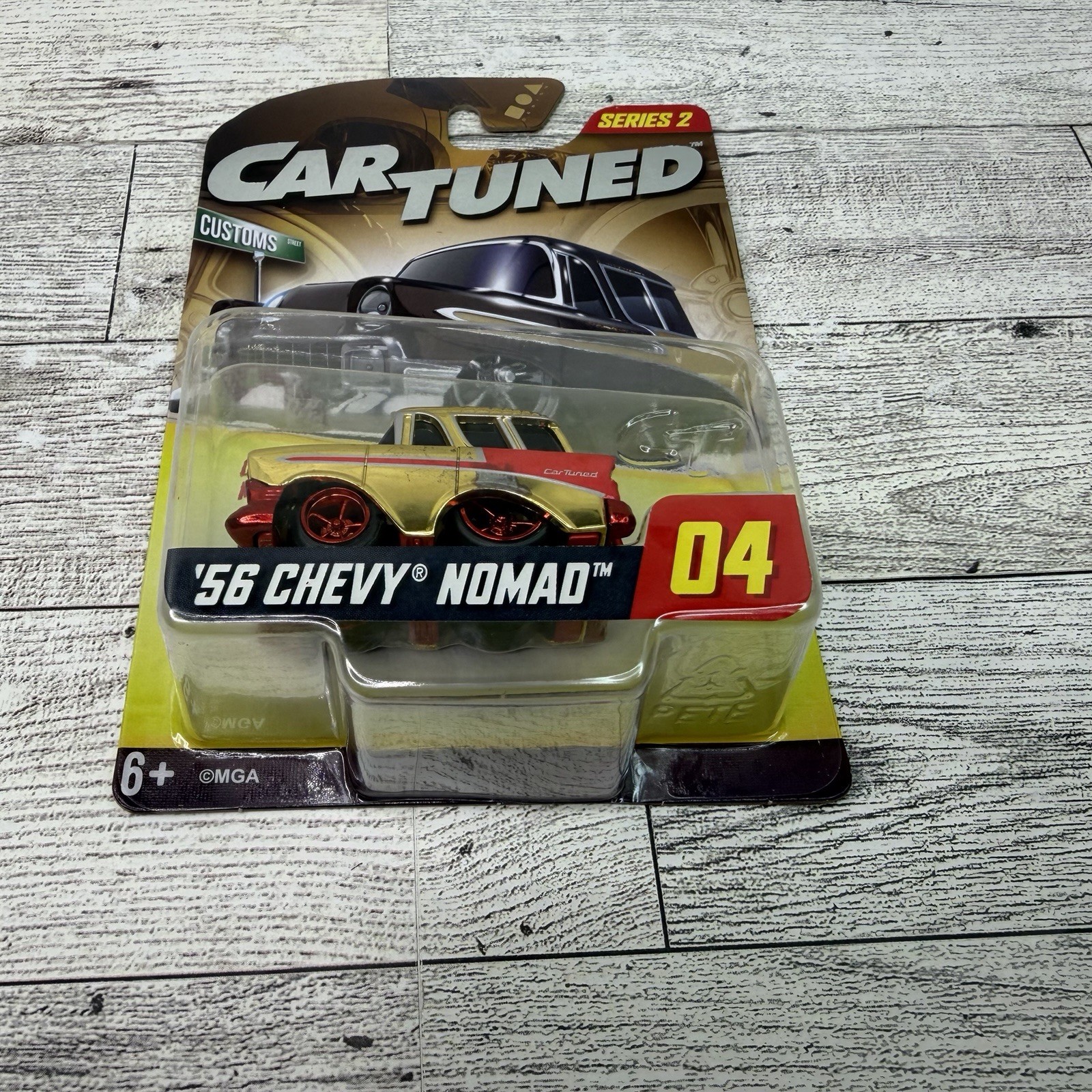 Car Tuned Series 2 ‘56 Nomad Double Dripped Red Bottom Chase Paint Error READ**
