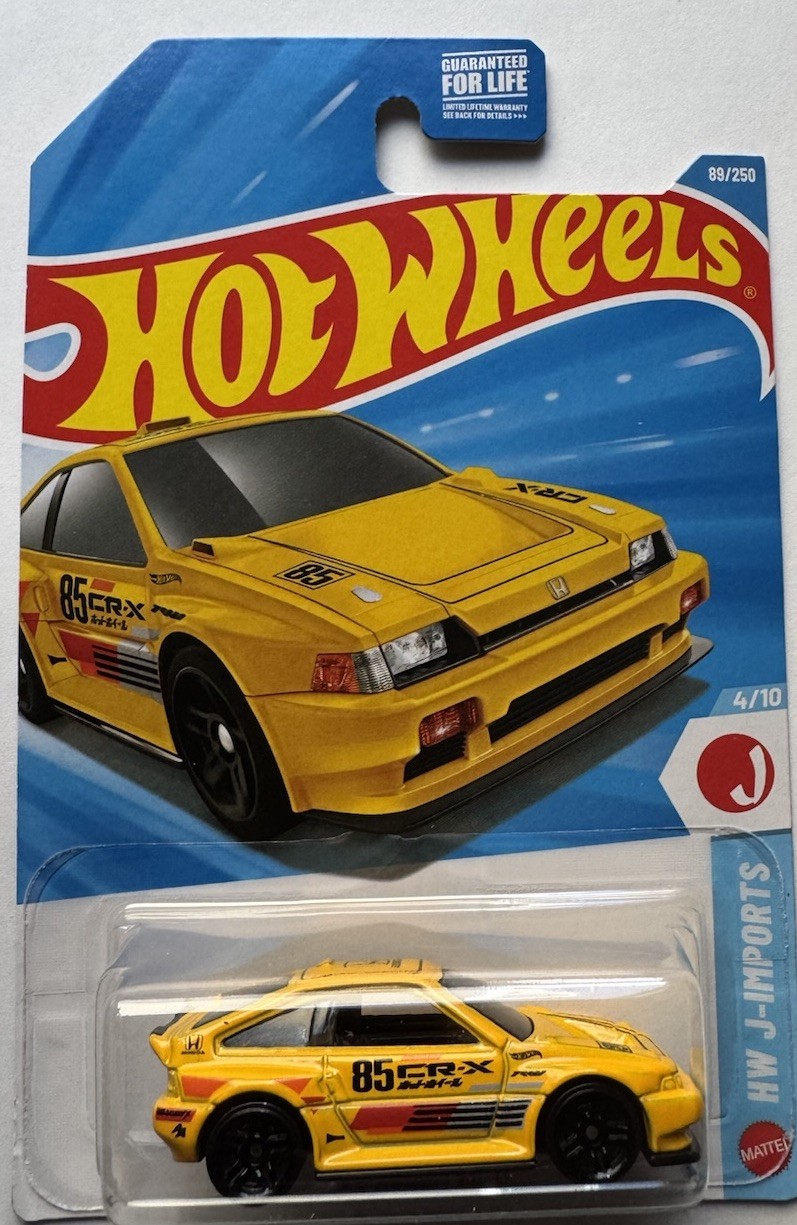 2026 Hot Wheels HW J-IMPORTS 4/10 1985 Honda CR-X 89/250