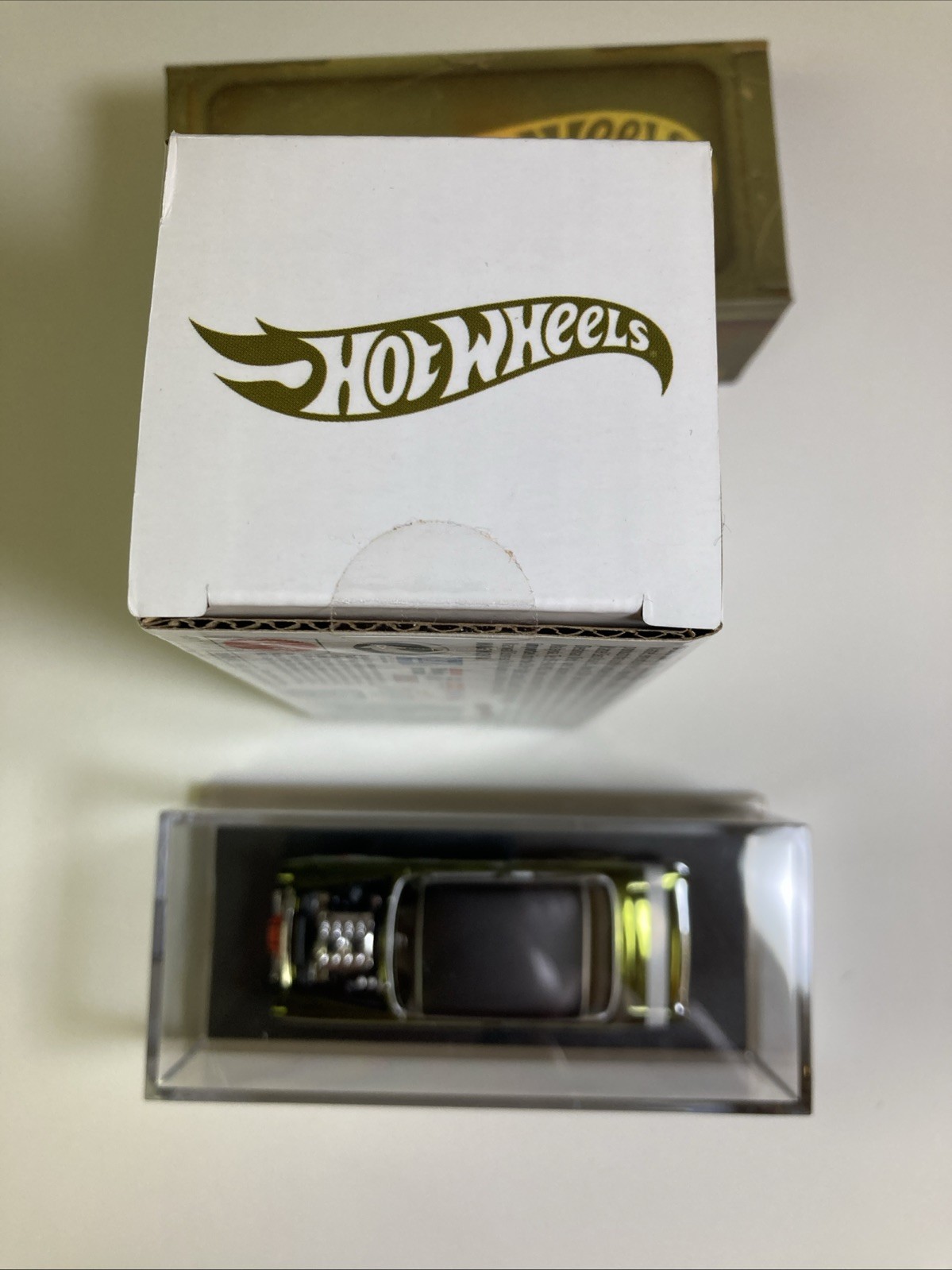 HOT WHEELS 2019 RLC REDLINE CLUB ’55 CHEVY BEL AIR GASSER FLYING TIGER OLIVE