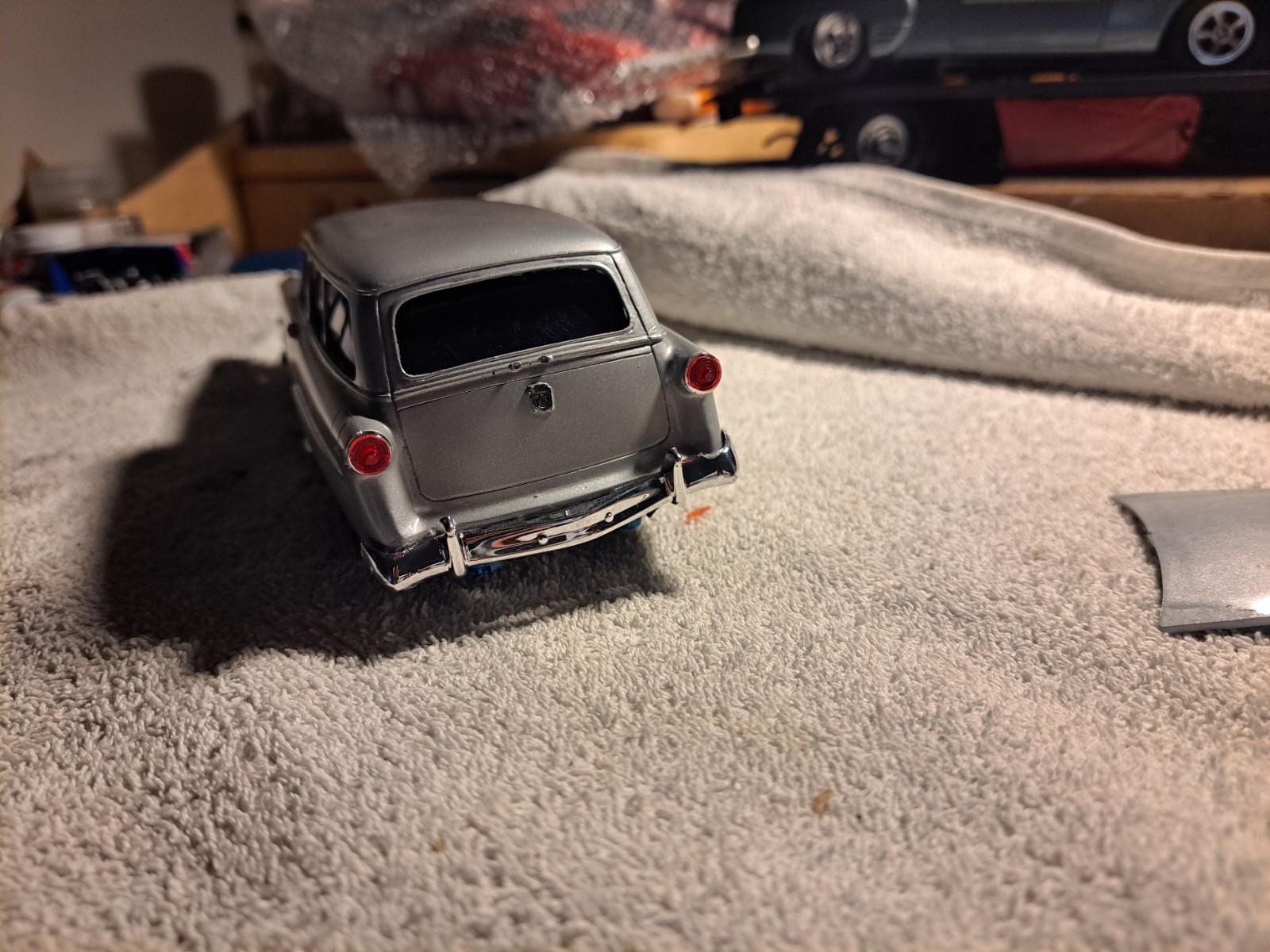 Silver Chevrolet Nomad Station Wagon Model Car, Used