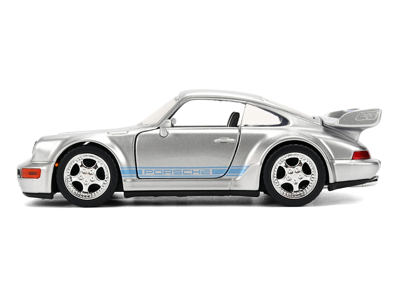 PORSCHE 911 CARRERA RS 3.8 SILVER “TRANSFORMERS” MOVIE 1/32 MODEL JADA 36210