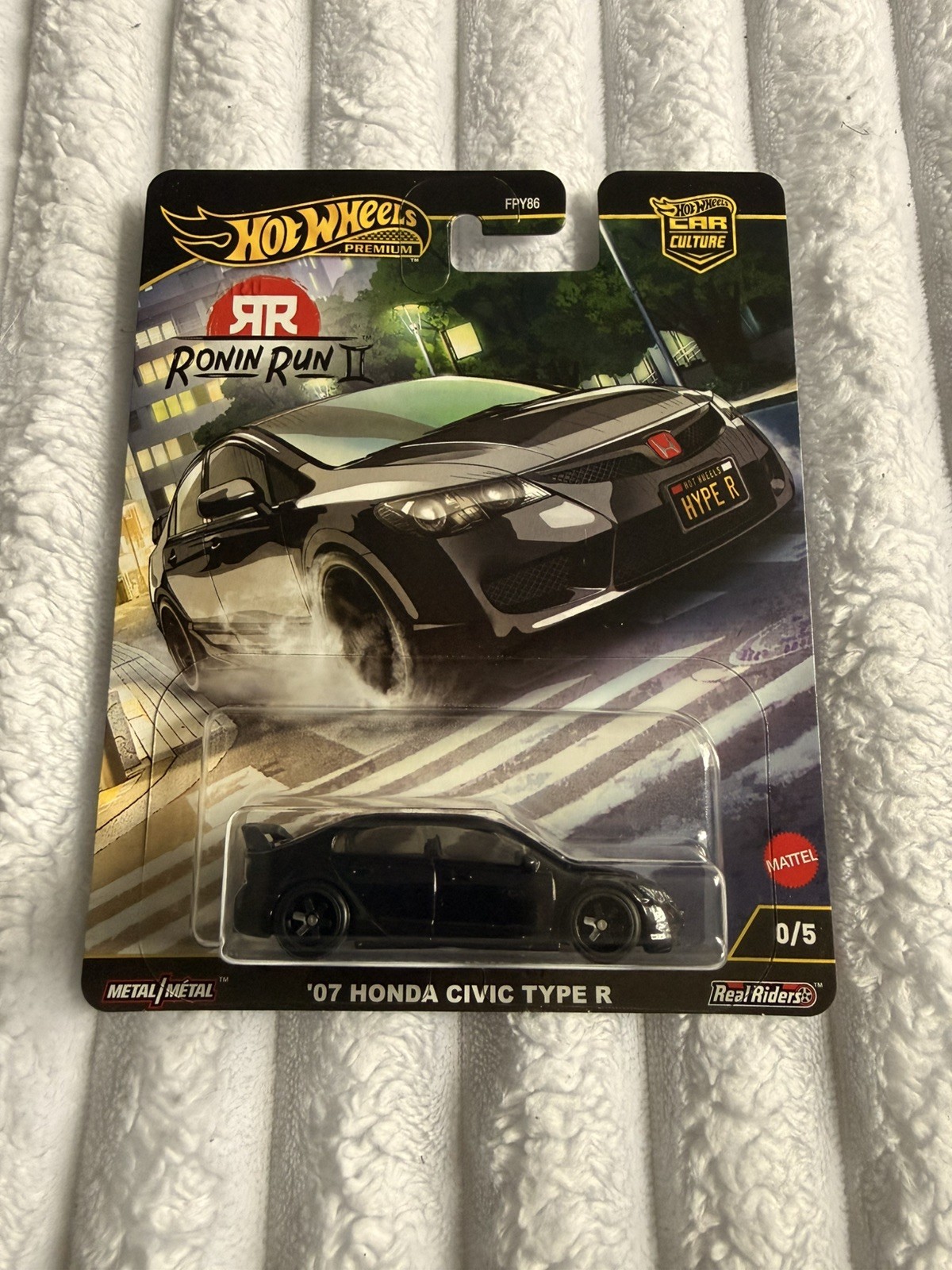 Hot Wheels Car Culture – Ronin Run II ’07 Honda Civic Type R Chase 0/5