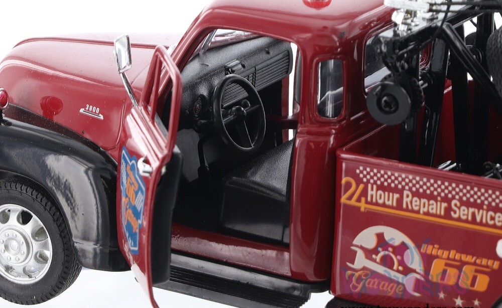 1953 Chevrolet Tow Truck Welly 22086S/4D Diecast Model Car 8″ 1:24