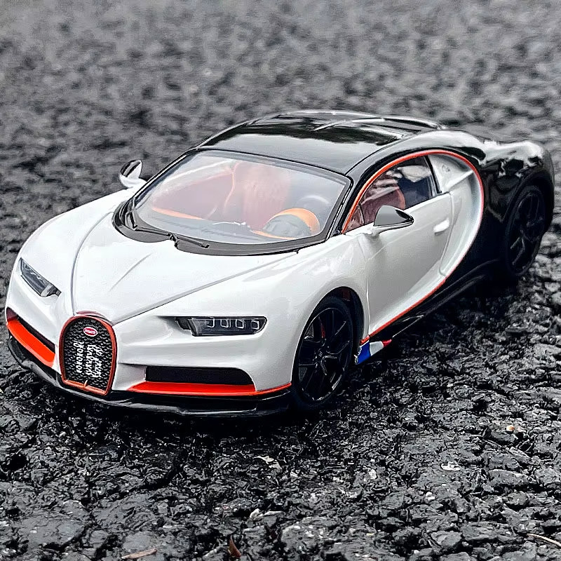 JKM 1:32 Bugatti Chiron Supercar Alloy Model Car Toy Diecasts Metal Casting Soun