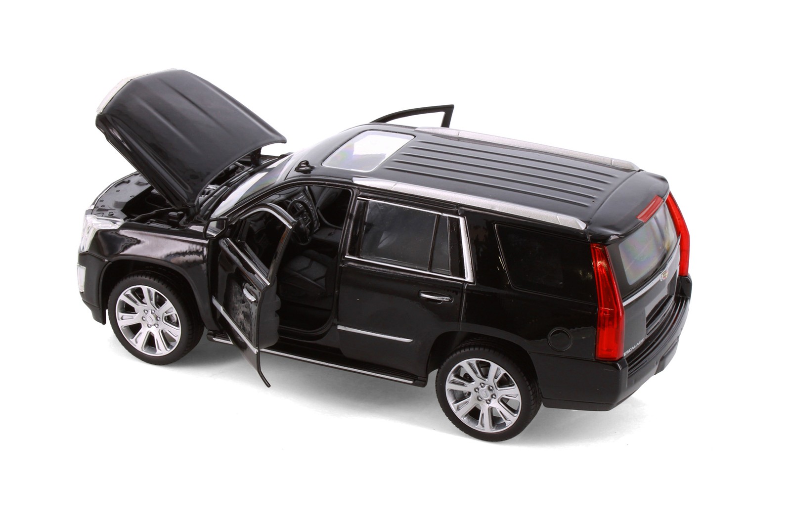 BOX OF 4 2017 CADILLAC ESCALADE SUV 1/24 DIECAST CAR SHOWCASTS 24084/4D