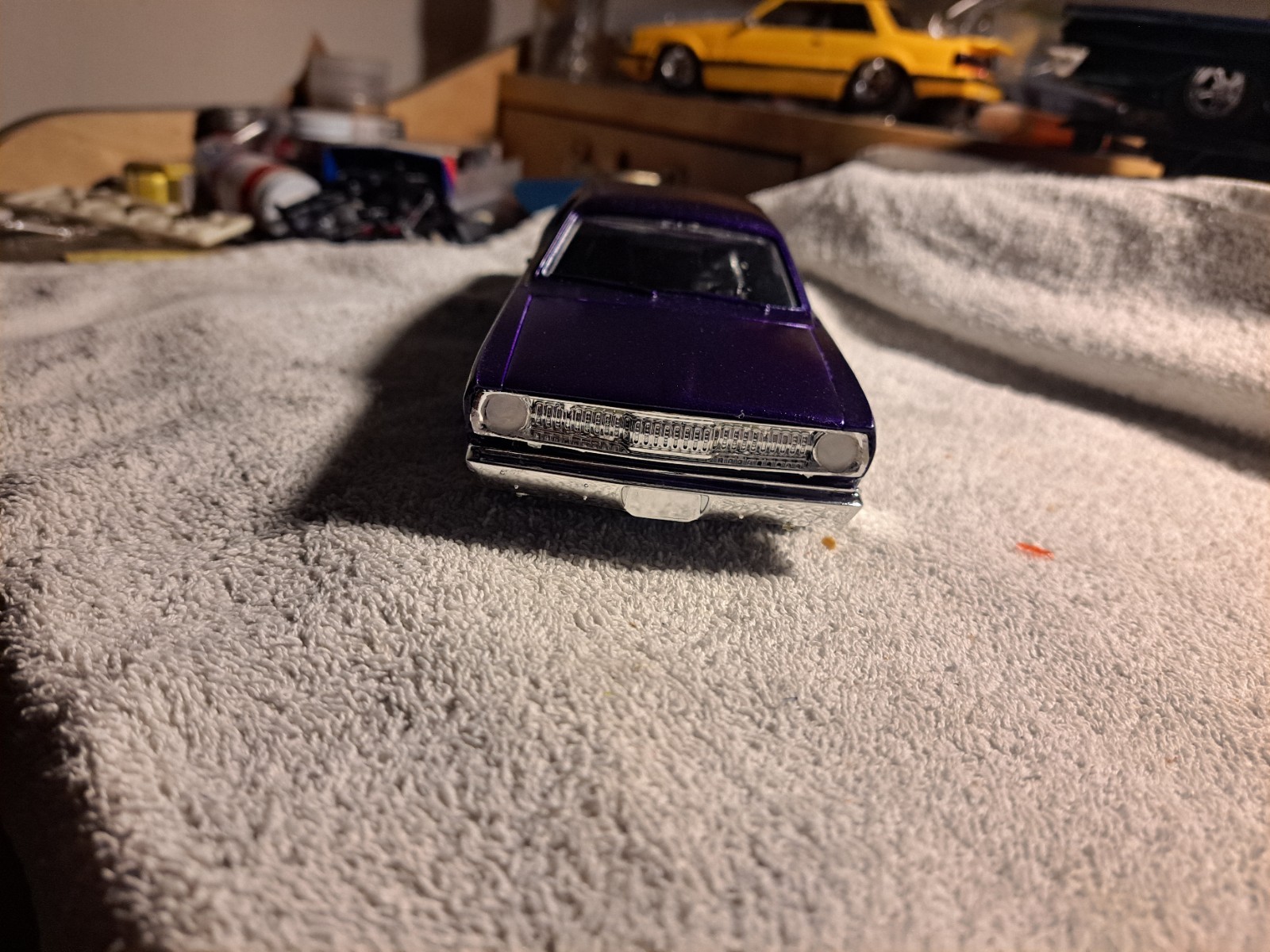 AMT Ertl Plymouth Model w/ 340 Side Graphics Black/White, Used