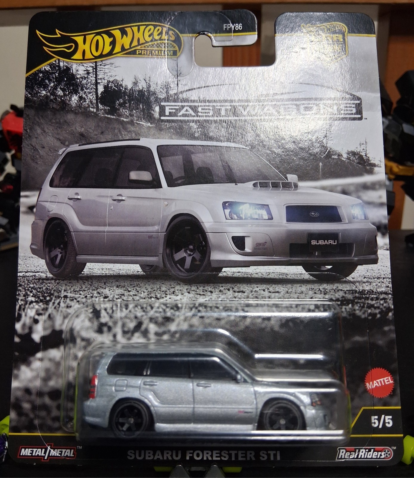 Hot Wheels Subaru Forester STI Fast Wagons Car Culture Premium 5/5