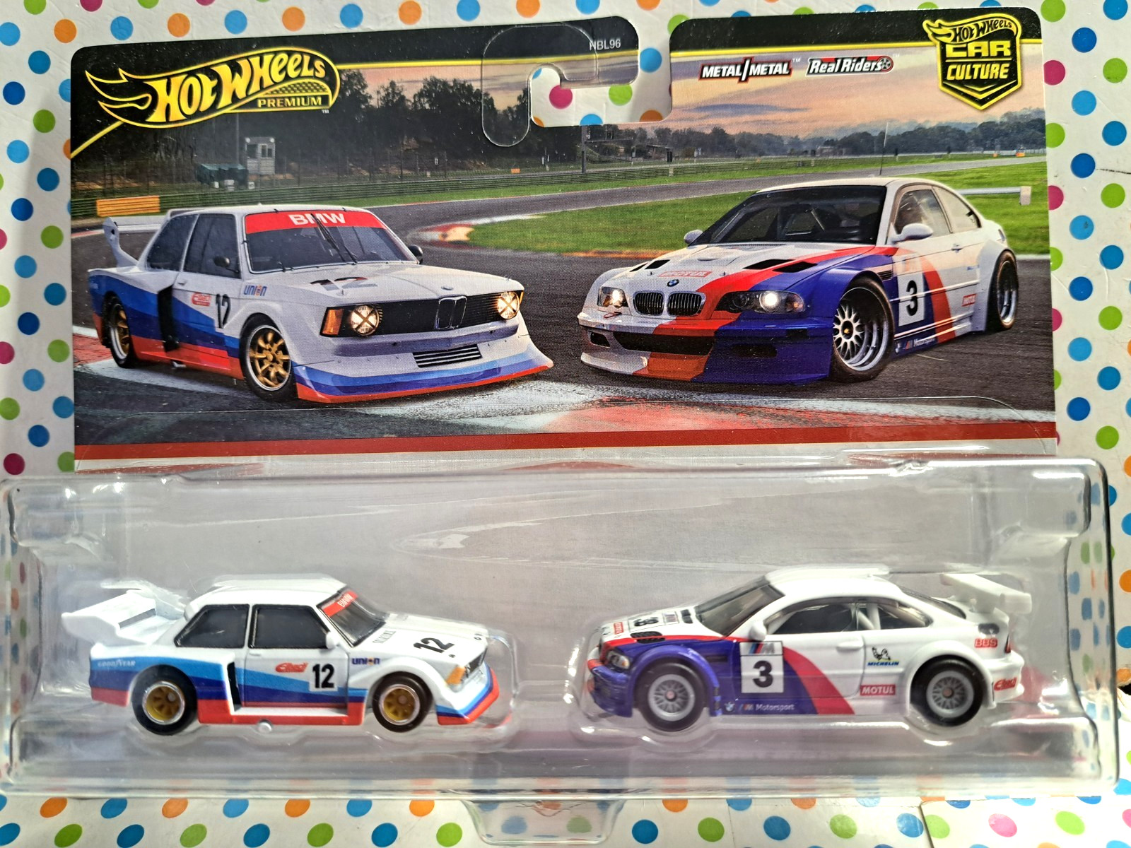 HOT WHEELS PREMIUM PACK BMW 320 GROUP 5 & 2001 BMW M3 GTR NEW