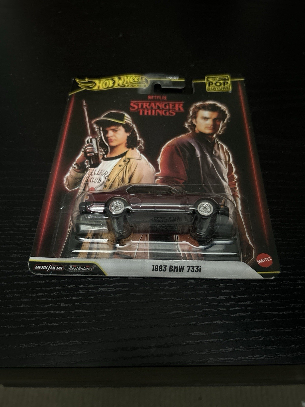Hot Wheels Premium Pop Culture Netflix Stranger Things 1983 BMW 733i Diecast Car