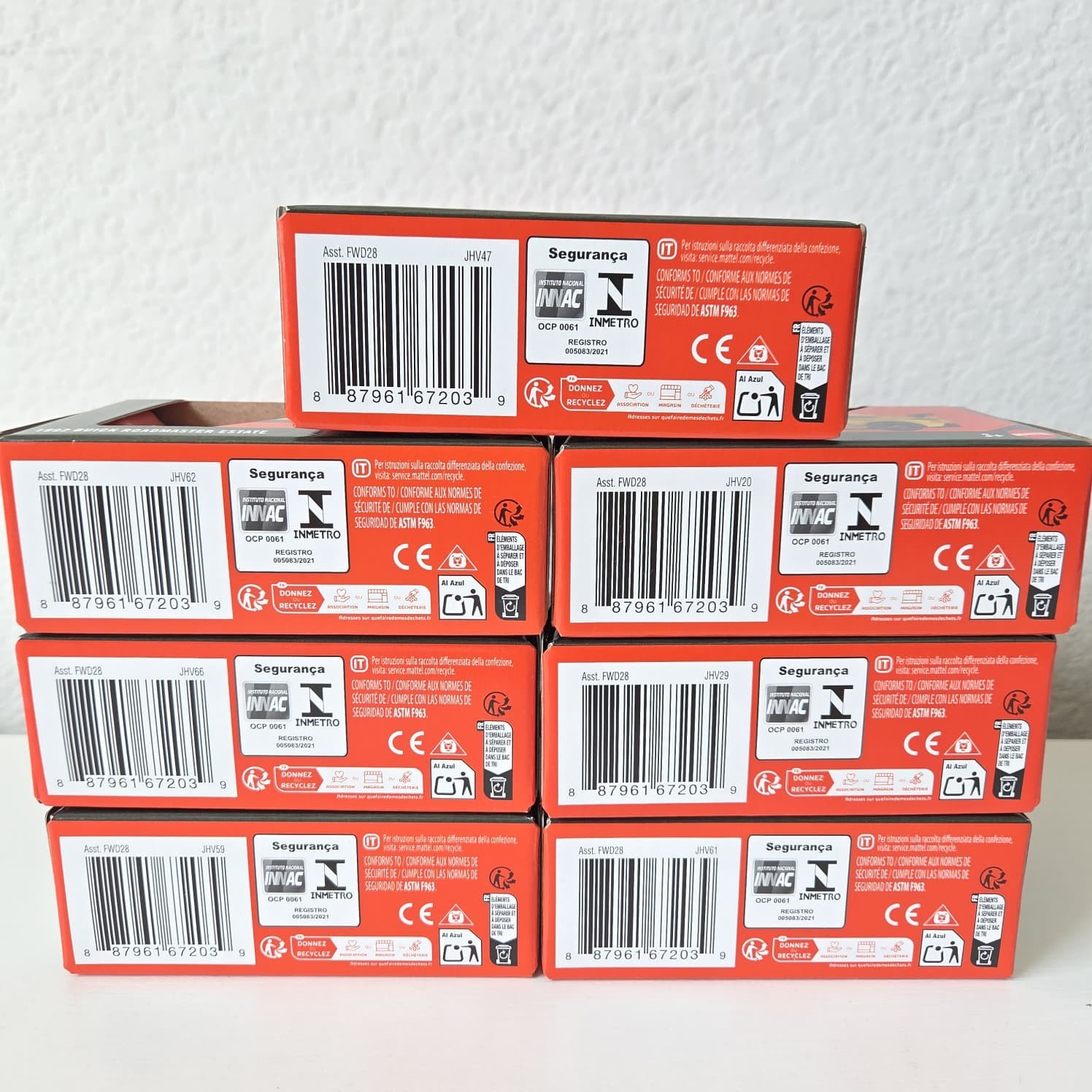 2026 Matchbox Moving Parts Wave 4 Vehicles Case of 7 cars FWD28-978M