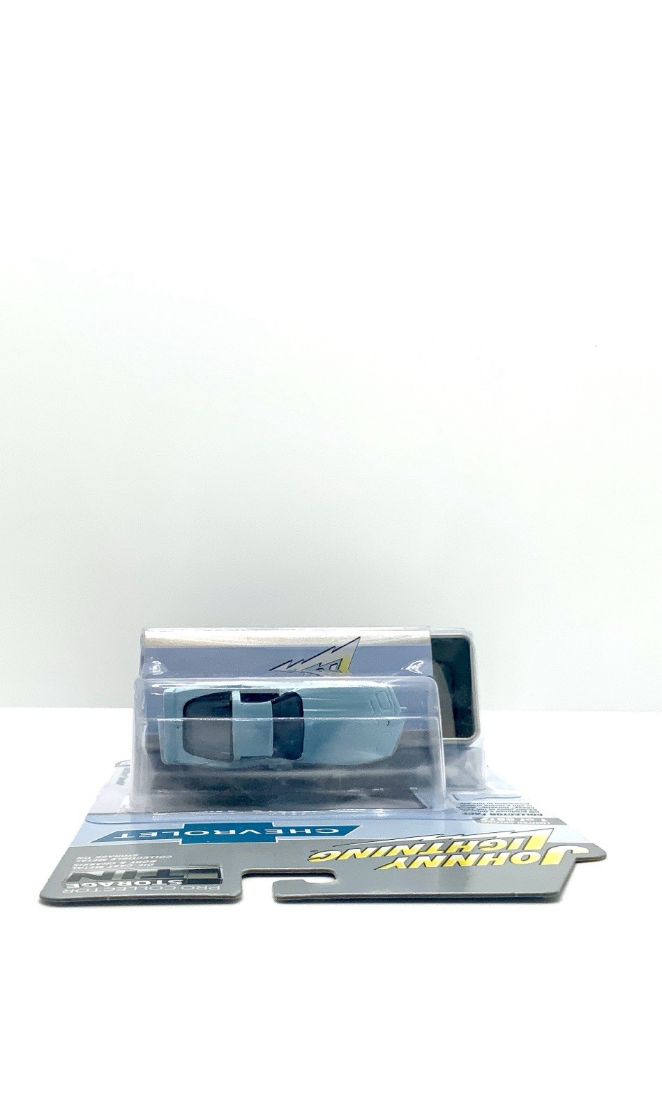 Johnny Lightning Pro Collector Tin 1979 Chevy Corvette 1:64 Light Blue LE