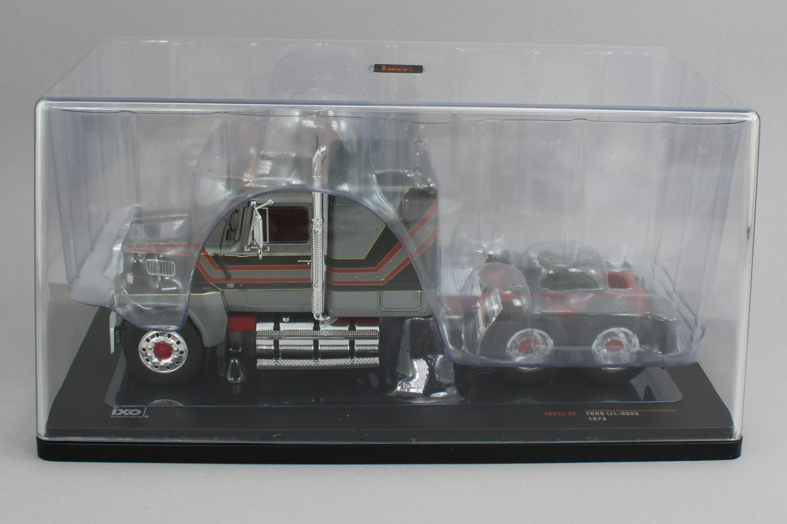 1:43 IXO Models *DARK GRAY METALLIC* 1978 FORD LTL 9000 COE SEMI TRUCK *NIB*