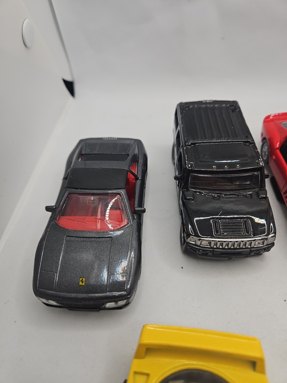 Maisto 1:36 & 1:46 Scale Model Pull Back Cars Lot Of 8 Hummer Ferrari #CR1