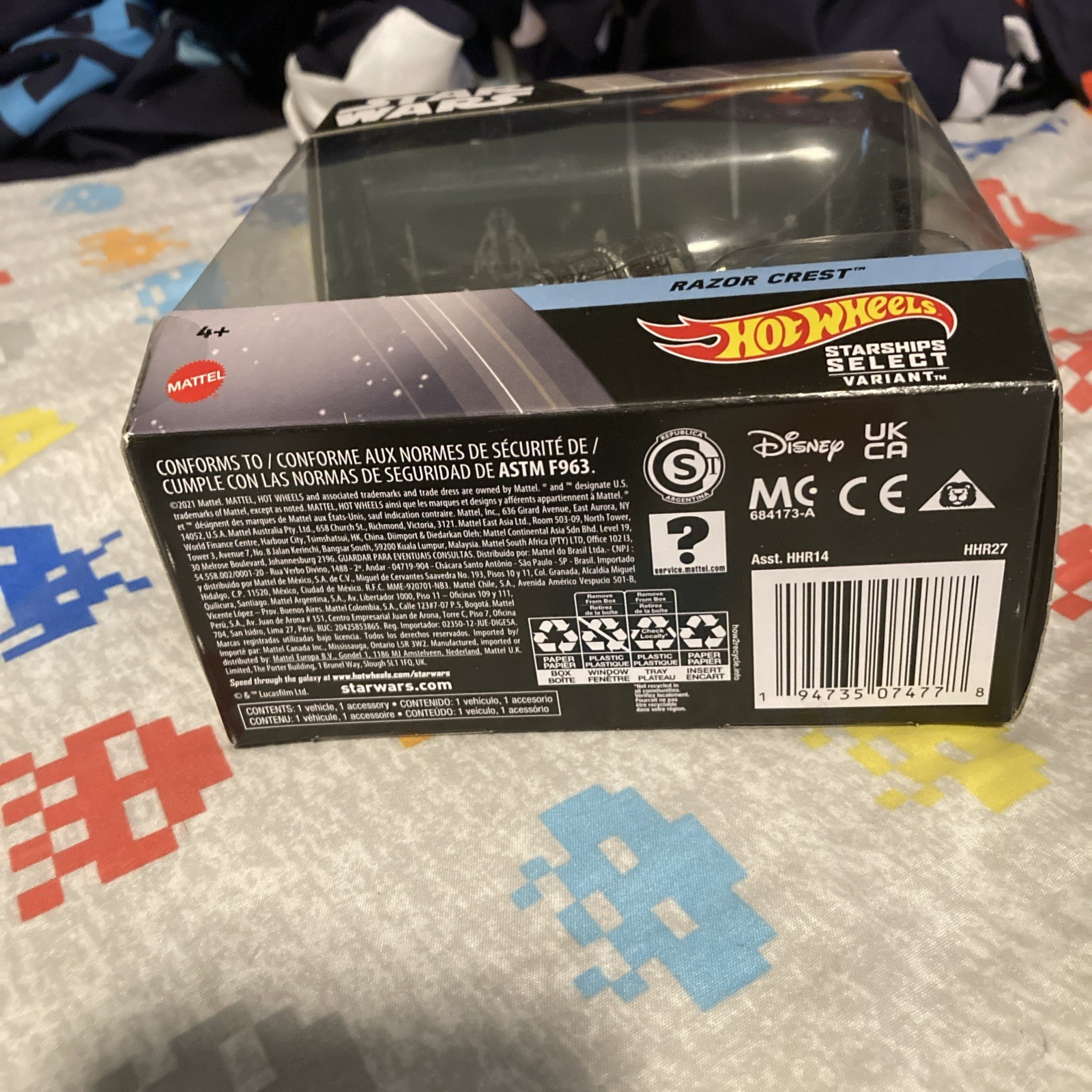 Hot Wheels Star Wars Starships Select Razor Crest Battle Damage Variant 04 CHASE