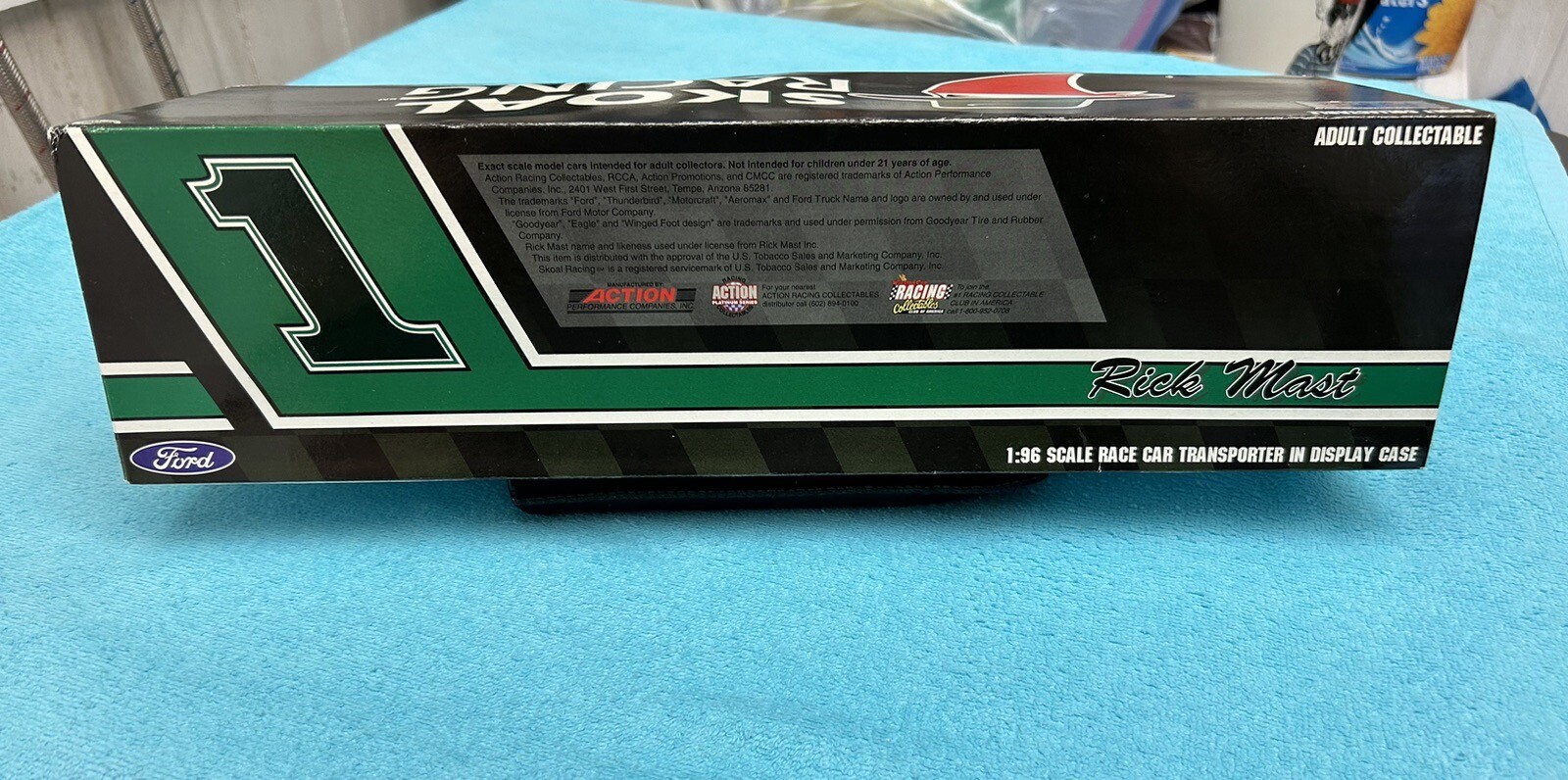 RICK MAST ACTION SKOAL RACING RACE CAR TRANSPORTER 1:96 SCALE ADULT COLLECTABLE