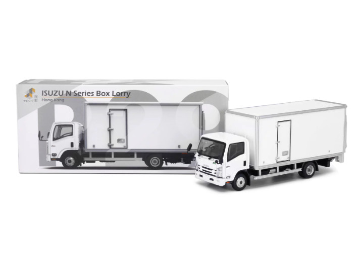 Tiny Isuzu N Series Box Lorry 1/64 Diecast Alloy Model Car
