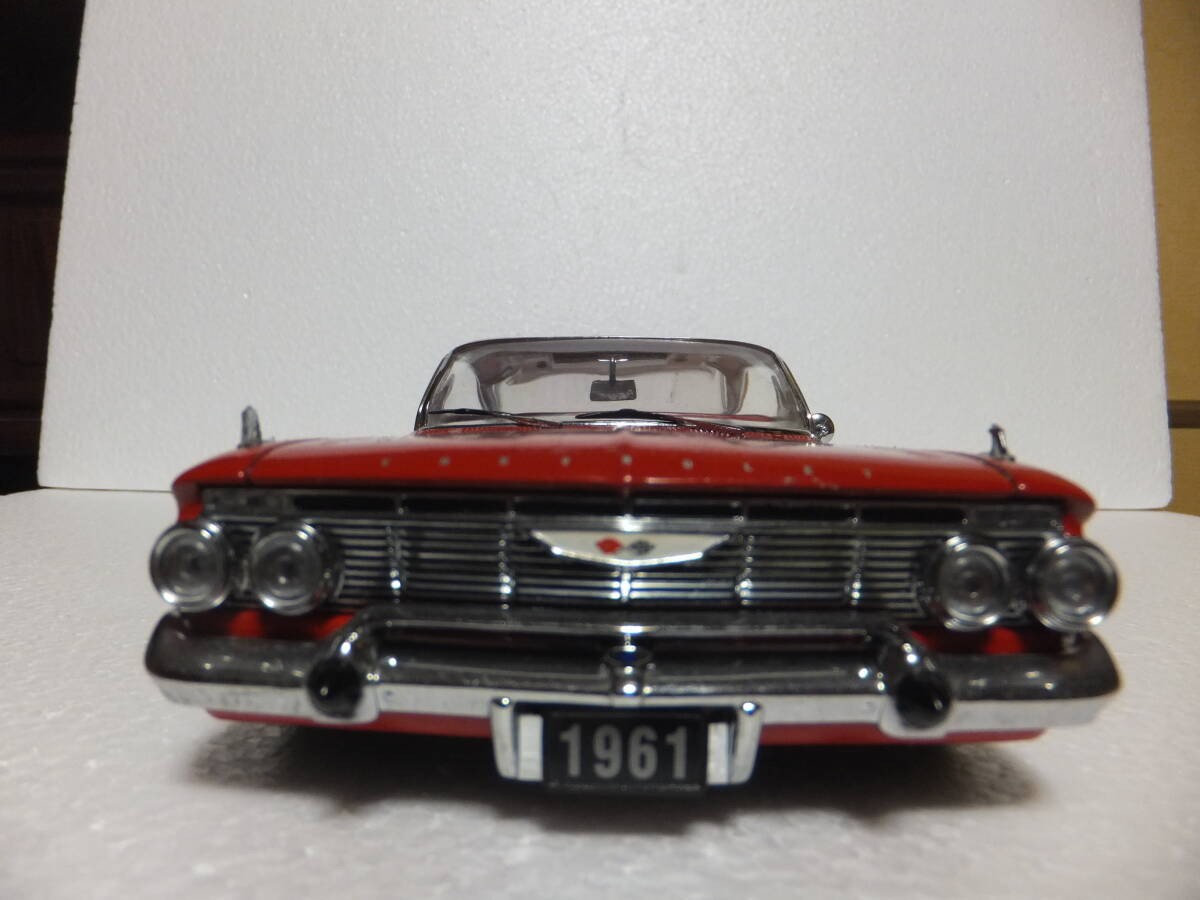 1 18 Sunstar Chevrolet Impala 1961 Custom Red No Box Excellent Condition