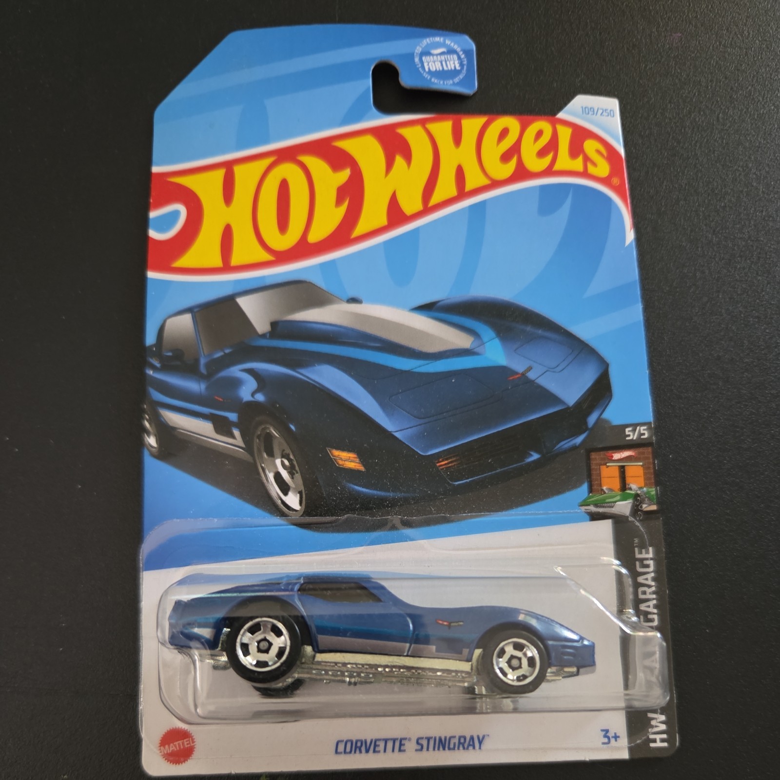 Corvette Stingray Blue Hot Wheels Dream Garage 5/5 New In Unopened Package