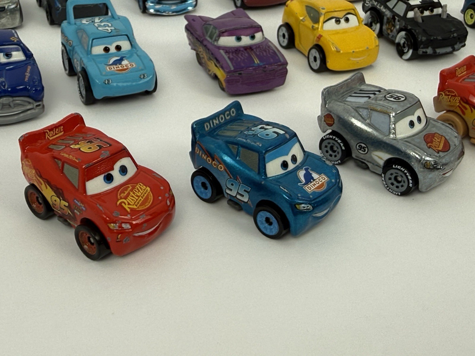 Disney Pixar Cars Mini Racers Diecast Mattel Lot of 39 – 1:87 Scale