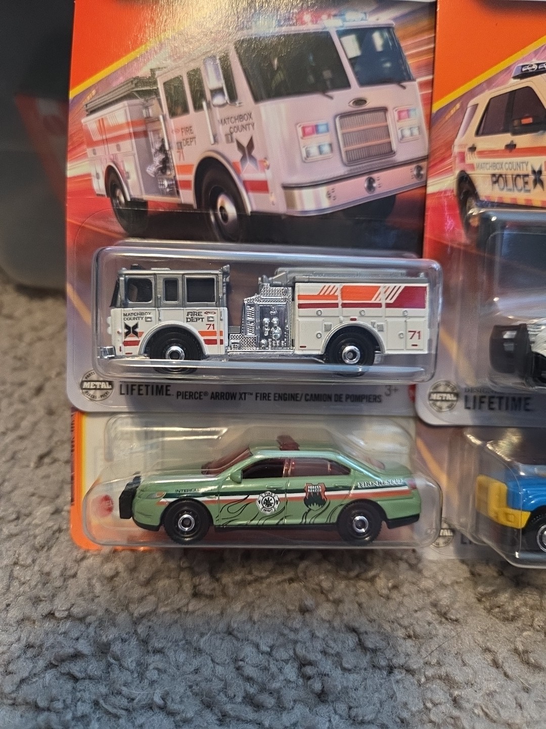 Matchbox Matchbox Fire Truck Emergency Vehicle Lot Of 4