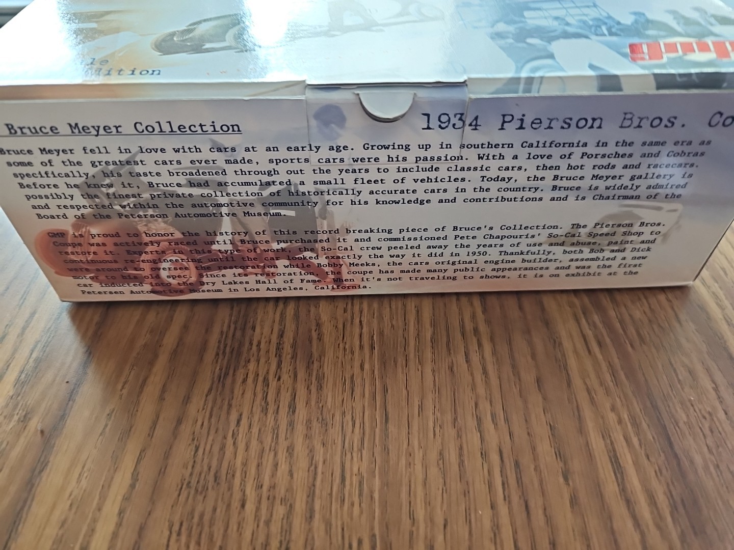 1/18 GMP 1934 Bonneville Salt Flat Pierson Brothers Coupe 14101 RARE