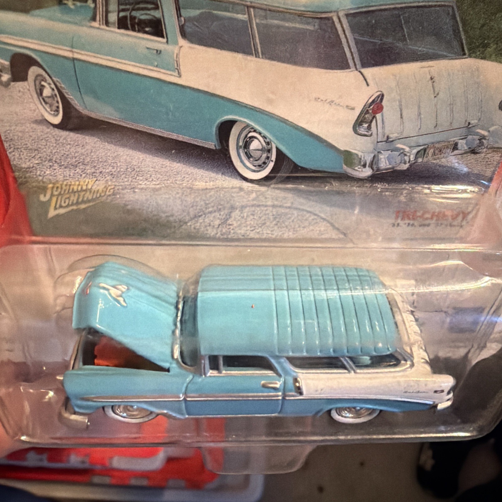 🌟1956 Chevy Nomad Bel Air🌟Tri-Chevy Edition 1/64🔥Diecast🇺🇸American Classic