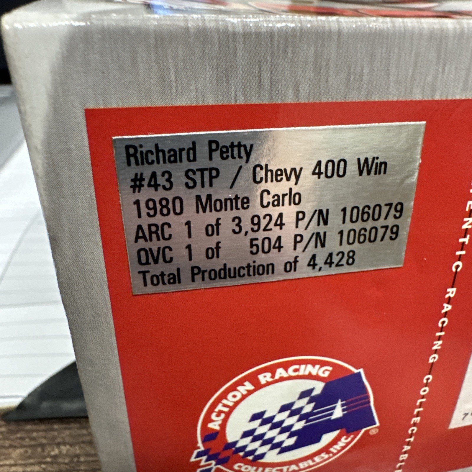 #43 Richard Petty 1980 STP Chevy 400 Win Monte Carlo 1:24