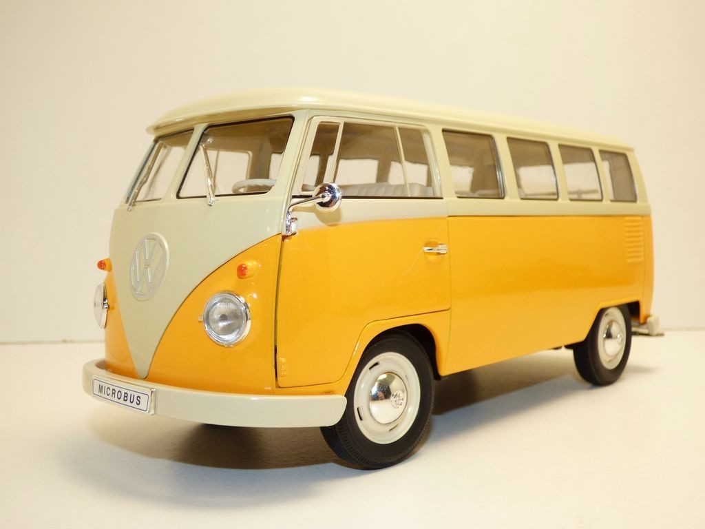 VOLKSWAGEN COMBI T1 jaune 1/18 – samba bus microbus