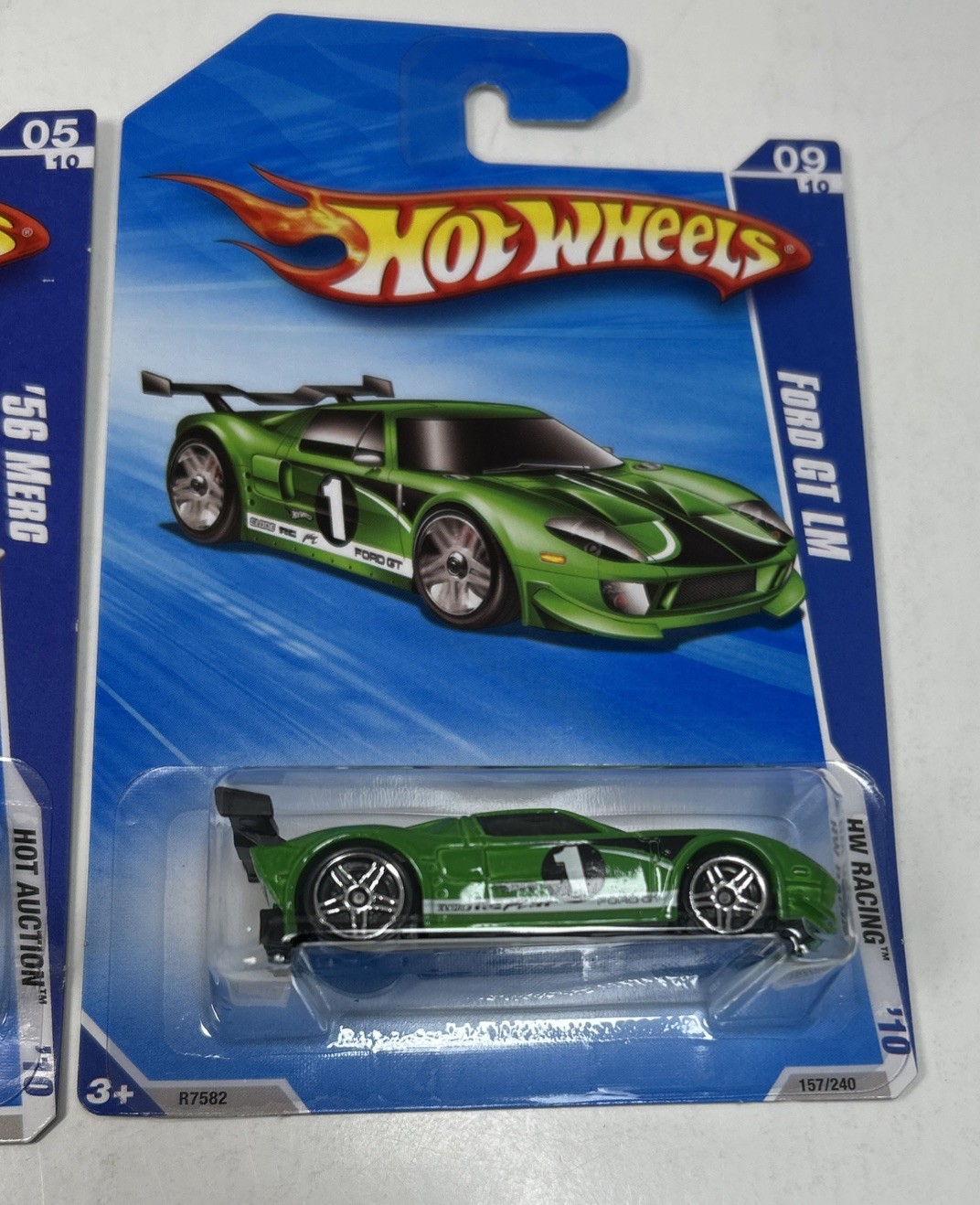 Hot Wheels 2010 40 Ford Pickup, Mustang Concept, Ford GT LM, 56 Merc Lot of 4