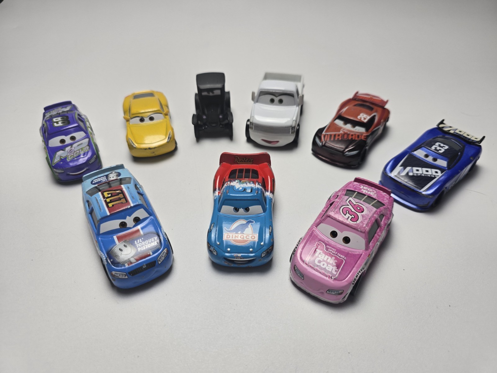 Disney Pixar Mattel Cars Dicast Lot of 9 Various Characters