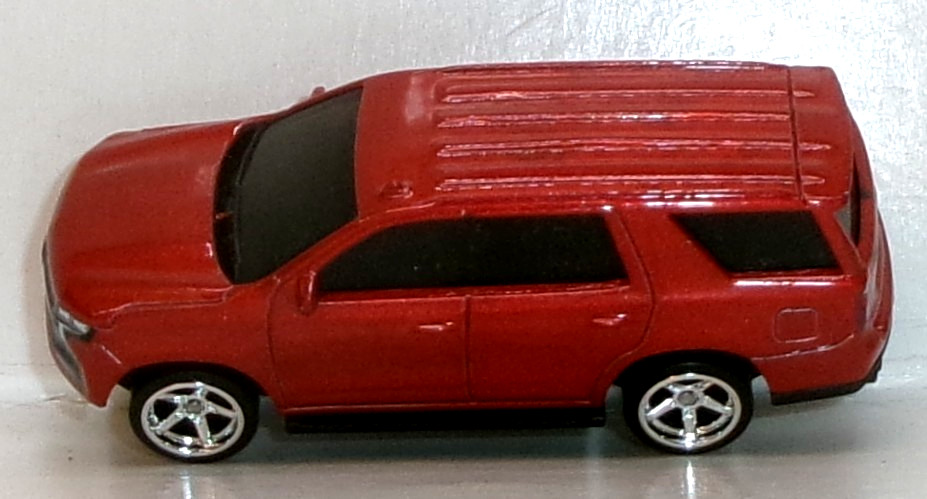 LOOSE 2026 MATCHBOX 1:64 DARK RED 2023 CHEVY TAHOE Z71 WHEEL SWAP REAL RIDERS