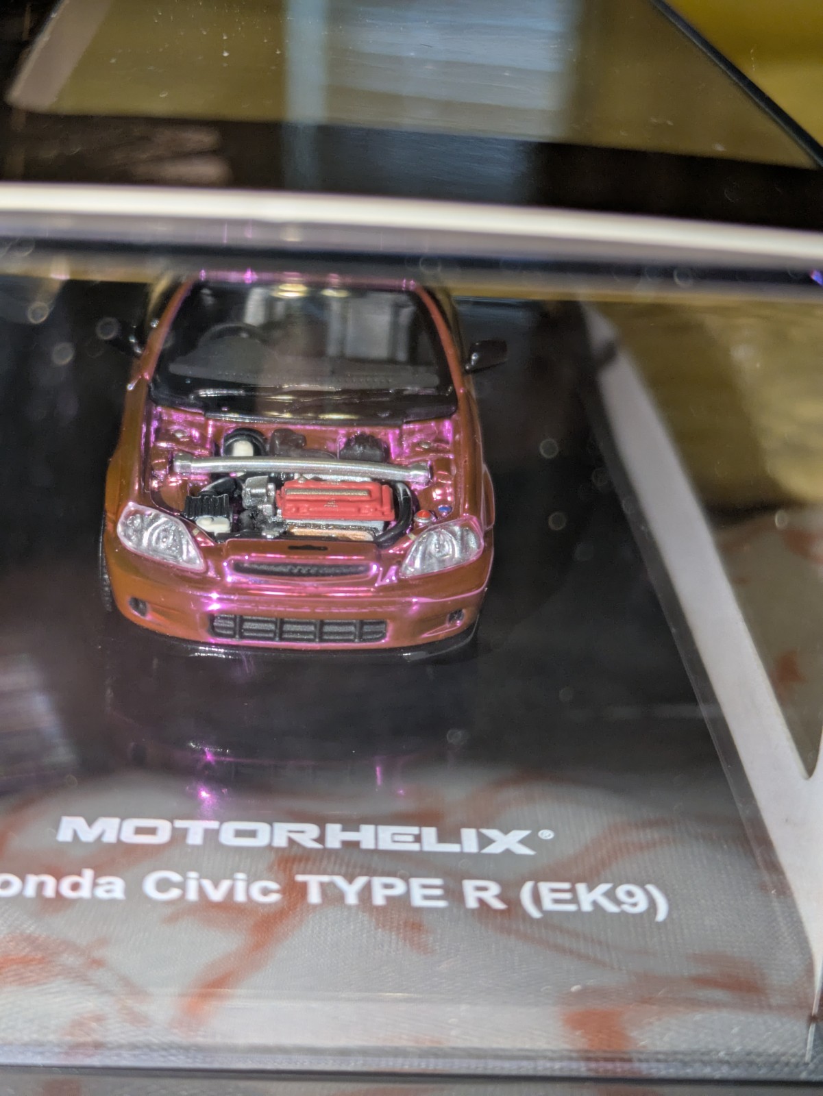 Motorhelix 1:64 Civic Ek9 Custom Chrome Color Diecast