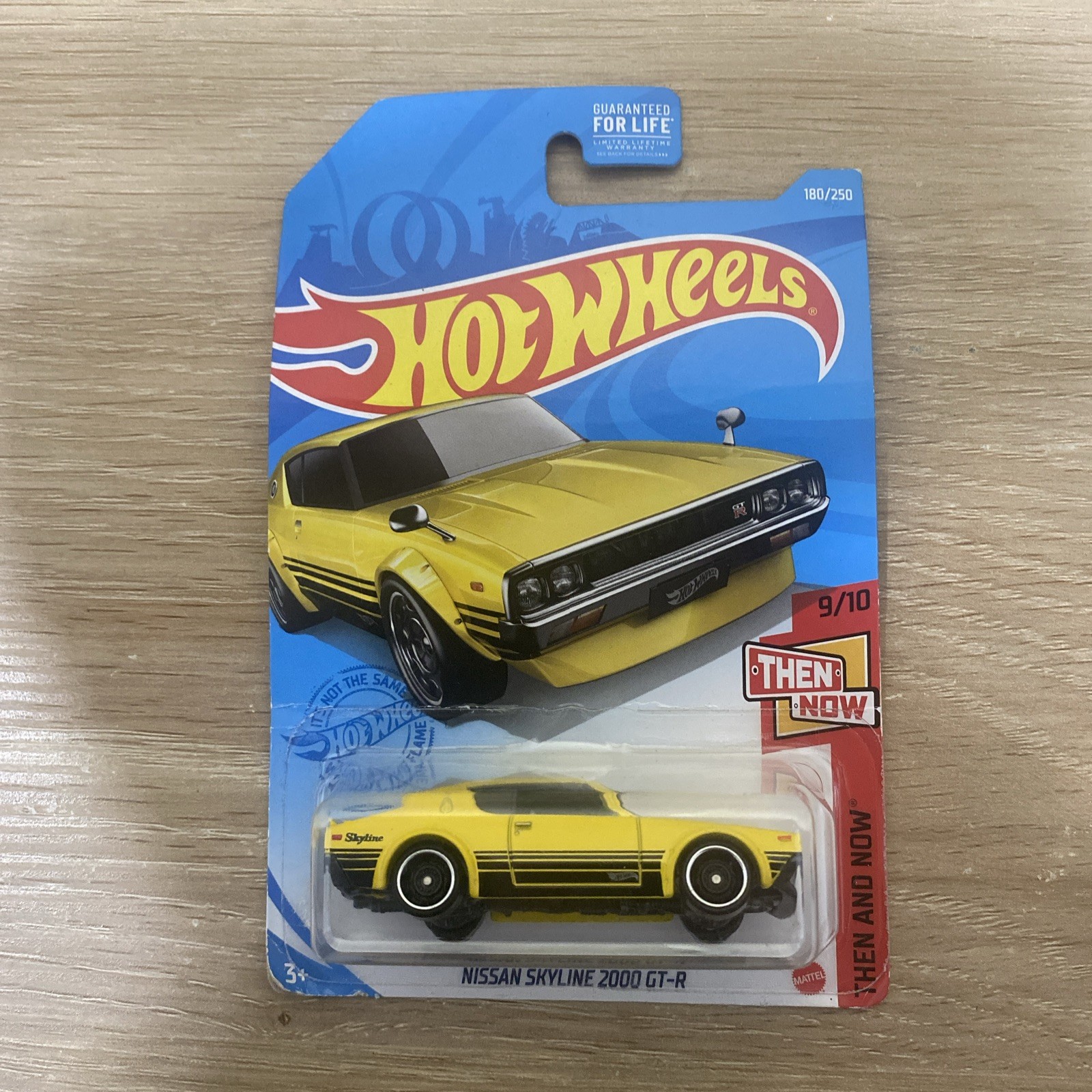 Hot Wheels Mattel Yellow Nissan Skyline 2000 Gt-R Then And Now 9/10