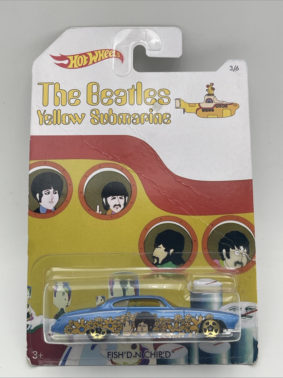 Hot Wheels – The Beatles Yellow Submarine – Fish’D N Chip’D – 2015